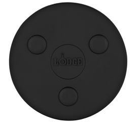 Подставка под горячее, магнитная, диаметр: 14,5 см, материал: силикон, цвет: черный, ASMMT, LODGE, США, фото 