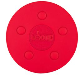 Подставка под горячее, магнитная, диаметр: 18 см, материал: силикон, цвет: красный, ASLMT41, LODGE, США, фото 