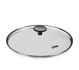 Крышка, 30х7 см, стекло/сталь, Lodge, фото 