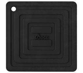 Подставка под кастрюлю, 15x15 см, черная, силикон, Lodge, Цвет: Черный, фото 
