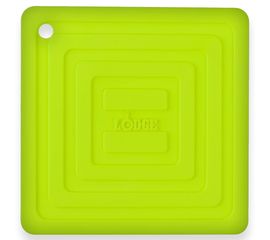 Подставка под кастрюлю, 15x15 см, зеленая, силикон, Lodge, Цвет: Зеленый, фото 