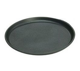 Сковорода для фахитос круглая 17,5 см, черная, чугун, Lodge, фото 