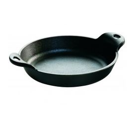Сковорода порционная круглая, 16х3 см, черная, чугун, Lodge, фото 