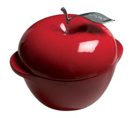 Кастрюля Яблоко, 2.6 л, красная, Lodge, фото 