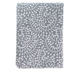 Скатерть серого цвета с принтом Спелая Смородина из коллекции Scandinavian touch, 170х170 см, Tkano, фото 