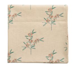 Скатерть на стол из хлопка с графичным принтом Обед рябинника Russian North, 150х250 см, Tkano, фото 