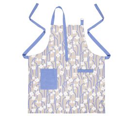 Фартук из хлопка с принтом Полярный цветок из коллекции Scandinavian touch, 70х80 см, Tkano, фото 