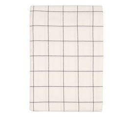Скатерть из хлопка белого цвета в клетку из коллекции Essential, 170х170 см, Tkano, фото 
