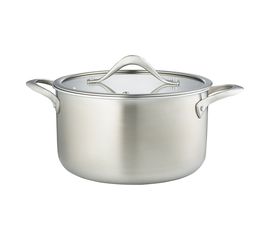 Кастрюля с крышкой 3Ply Etalon, d 24 см, 6 л, Liberty Jones, фото 