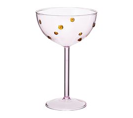 Креманка Pom-pon, 225 мл, розовая/янтарная, Liberty Jones, фото 