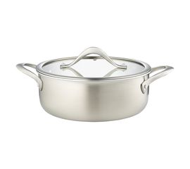 Кастрюля с крышкой 3Ply Etalon, d 24 см, 4 л, Liberty Jones, фото 