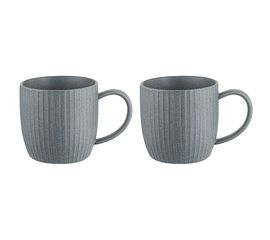Набор кружек Soft Ripples, 350 мл, серые, 2 шт., Liberty Jones, фото 