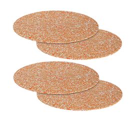 Набор из 4-х сервировочных ковриков из пробки и переработанного материала Recork, ?30 см, Liberty Jones, фото 