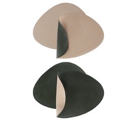 Набор из 4-х двухсторонних сервировочных салфеток Drop, 33х41 см, зеленый/бежевый, Liberty Jones, фото 