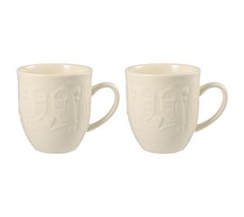 Набор кружек Birds of Paradise, 500 мл, кремовые, 2 шт., Liberty Jones, фото 