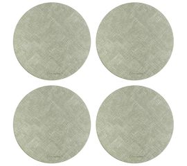 Набор из 4-х сервировочных салфеток Leanera, d 35 см, мятные, Liberty Jones, фото 