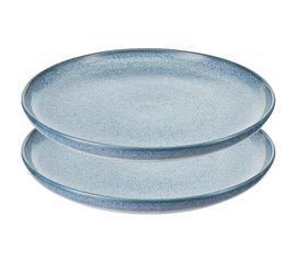 Набор обеденных тарелок Blueberry, d 26 см, синие, 2 шт., Liberty Jones, фото 