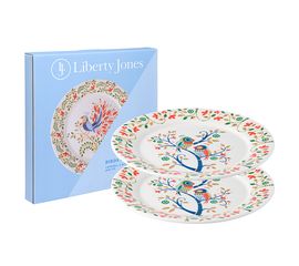 Набор тарелок Love Birds из коллекции Birds of Paradise в подарочной упаковке, d 28 см, 2 шт., Liberty Jones, фото 