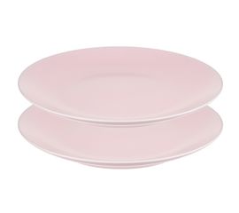 Набор обеденных тарелок Simplicity, d 26 см, розовые, 2 шт., Liberty Jones, фото 