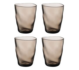 Набор стаканов Hollow, 450 мл, серо-коричневый, 4 шт., Liberty Jones, фото 