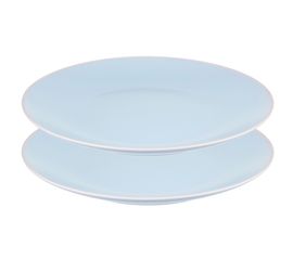 Набор обеденных тарелок Simplicity, d 26 см, голубые, 2 шт., Liberty Jones, фото 