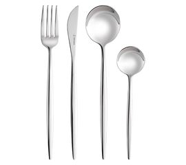 Набор столовых приборов Globe, серебристые, 16 пред., Liberty Jones, фото 