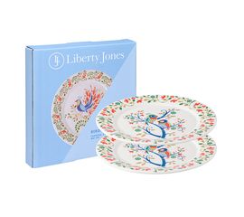 Набор тарелок Love Birds из коллекции Birds of Paradise в подарочной упаковке, d 21 см, 2 шт., Liberty Jones, фото 