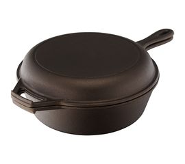 Набор сковород чугунных Brasen с масляной полировкой, d 25 см, 2 шт., Liberty Jones, фото 