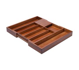 Органайзер для столовых приборов с держателем для ножей раздвижной Bambox, 32,5х43 см, Liberty Jones, фото 