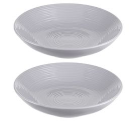 Набор тарелок для пасты In The Village, d 21,5 см, серые, 2 шт., Liberty Jones, фото 