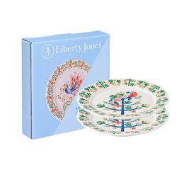 Набор тарелок Toucan из коллекции Birds of Paradise в подарочной упаковке, d 18 см, 2 шт., Liberty Jones, фото 