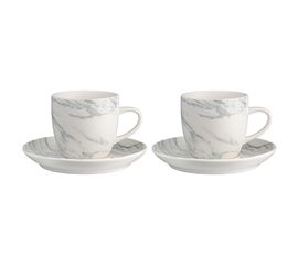 Набор чайных пар Marble, 250 мл, 2 шт., Liberty Jones, фото 