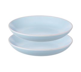 Набор тарелок для пасты Simplicity, d 20 см, голубые, 2 шт., Liberty Jones, фото 