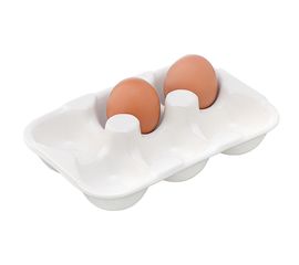 Подставка для яиц Simplicity, 18,6х12,4 см, белая, Liberty Jones, фото 