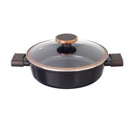 Жаровня со стеклянной крышкой для индукционных плит Noblesse 2,7 л, 24 см, Neoflam, фото 