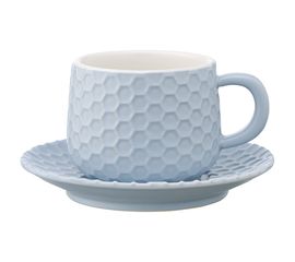 Чайная пара Marshmallow, 300 мл, серо-голубая, Liberty Jones, фото 