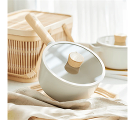 Ковш со стеклянной крышкой для индукционных плит Fika, 1.6 л, 18 см, Neoflam, фото 