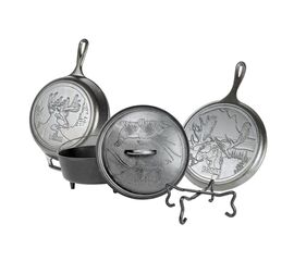 Набор чугунной посуды из 5 предметов, материал: чугун, L5WLSETA, серия Wild Life, LODGE, фото 