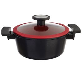 Кастрюля со стеклянной крышкой для индукционных плит De Chef 2,2 л, 20 см,  Neoflam, фото 