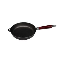 Сковорода с деревянной ручкой, 24 см, чугун, P.L. Proff Cuisine, фото 