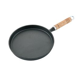 Сковорода блинная чугунная с деревянной ручкой 22 cм, P.L. Proff Cuisine, фото 