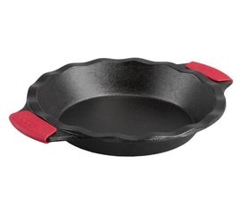 Форма для выпечки пирога с силиконовыми прихватами, круглая, 23 см, материал: чугун, BW9PIEA1, BAKEWARE, LODGE, США, фото 