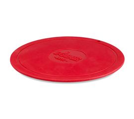 Коврик круглый силиконовый 18,2 см красный Lodge, фото 
