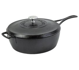 Сковорода глубокая с крышкой, 26 см, материал: чугун, BL49LDSK, LODGE, фото 