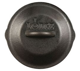 Крышка, диаметр 16.5 см, чугун, черная, Lodge, фото 