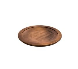 Подставка для сковороды круглая 4020304, D=29 см, коричневая, дерево, Lodge, фото 
