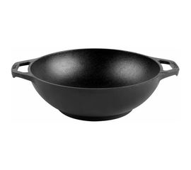 Вок-Мини с двумя ручками, диаметр: 15 см, материал: чугун, черный, LODGE, США, фото 