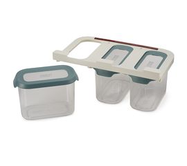 Набор из 3 подвесных контейнеров для хранения CupboardStore 1,3 л темный опал, Joseph Joseph, фото 