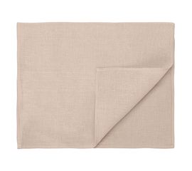 Дорожка на стол из стираного льна бежевого цвета из коллекции Essential, 45х150 см, Tkano, фото 