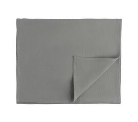 Дорожка на стол из умягченного льна серого цвета Essential, 45х150 см, Tkano, фото 